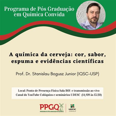 Notícia Udesc Joinville Promove Seminário Sobre A Química Da Cerveja