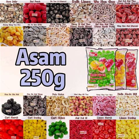 gasam pelbagai buah plum kering borong bset shopee malaysia