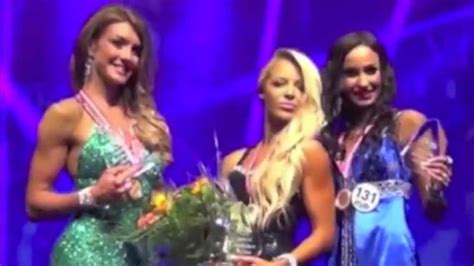 Jenni Kyle Wbff Denmark Winning Pro Card Diva Bikini Tall Youtube