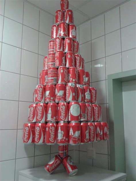 Oh Look A Soda Can Christmas Tree Recycled Christmas Tree Milk