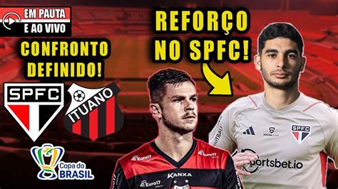 Michel Ara Jo No S O Paulo Fc Ituano X Spfc Na Copa Do Brasil Youtube