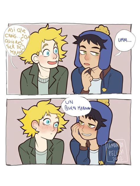 Creek craig x tweek mini cómic traducción echa por mi uwu perdón por