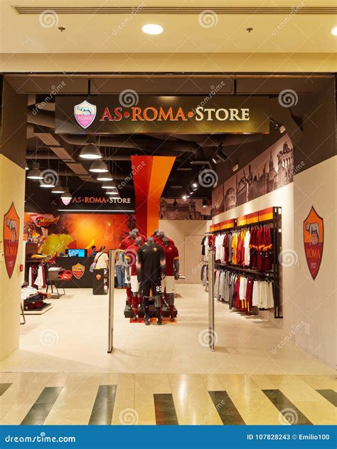 A.S. Roma Store in Rome, Italy Editorial Stock Photo - Image of ...