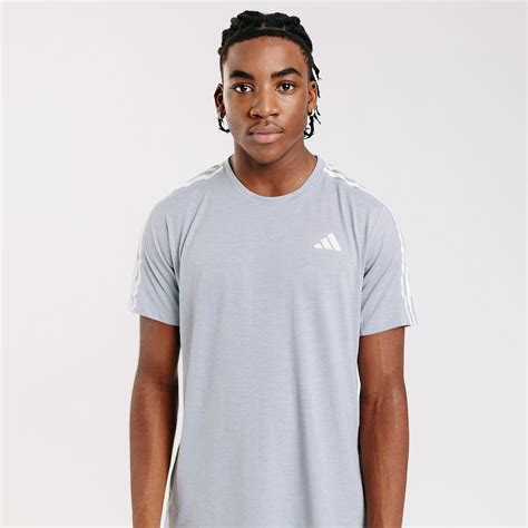 Own The Run Essentials 3 Stripe Tee Tees And Singlets Stirling Sports