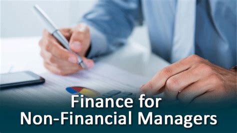 Finance For Non Financial Managers