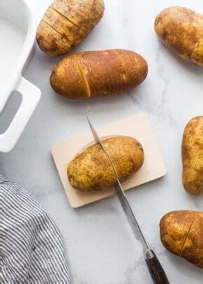 Garlic Herb Hasselback Potatoes | Joyful Healthy Eats