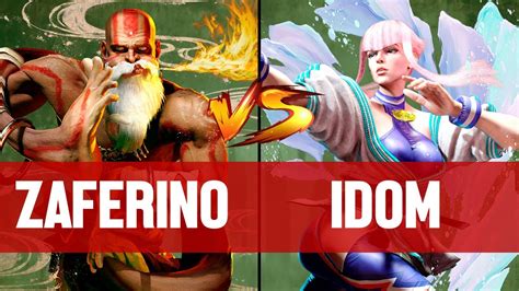 SF6ZAFERINO DHALSIM Vs IDOM MANON Street Fighter 6 High Level