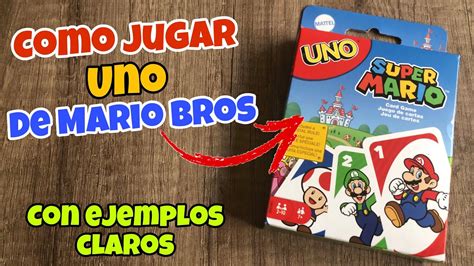 Uno Juego De Mesa De S Per Mario Como Jugar Uno Como Jugar Al