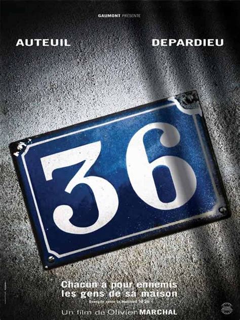 Affiche du film 36 Quai des Orfèvres Photo 24 sur 33 AlloCiné