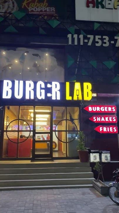 Burger Lab Finest Burgers Lahore Pakistan Youtube