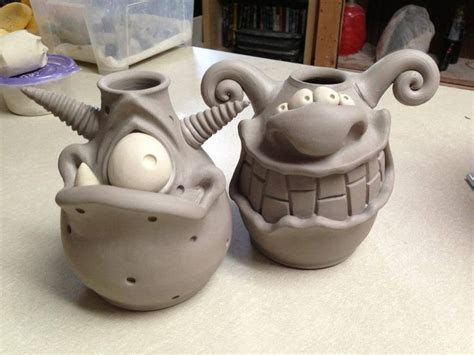 Claymonster Pottery Sculpture Clay Ceramic Monsters Pottery