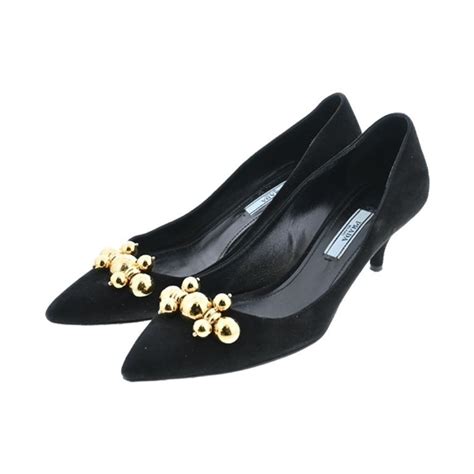 Prada Pumps Black Womens 240cm Shopee Malaysia