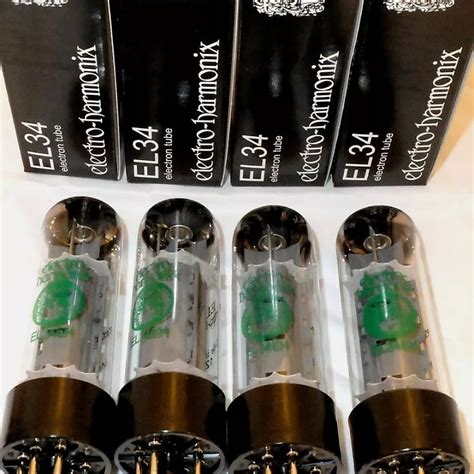 Tubes El34 Electro Harmonix 2022 Matched Quads Reverb