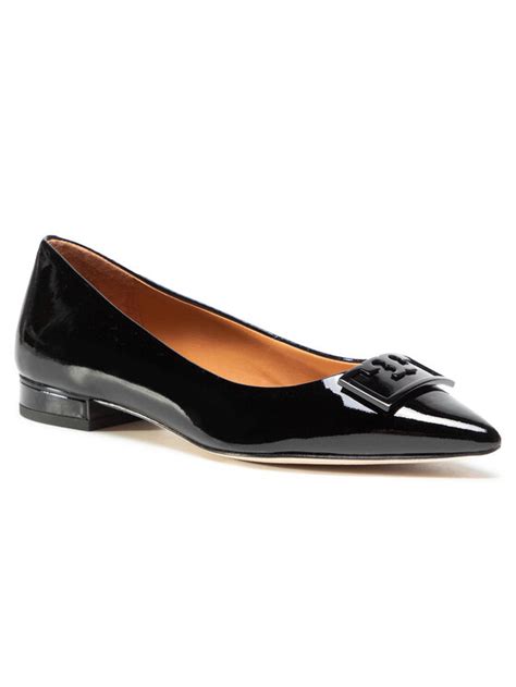 Tory Burch Chaussures Basses Gigi 20Mm Pointy Toe Flat Patent Leather