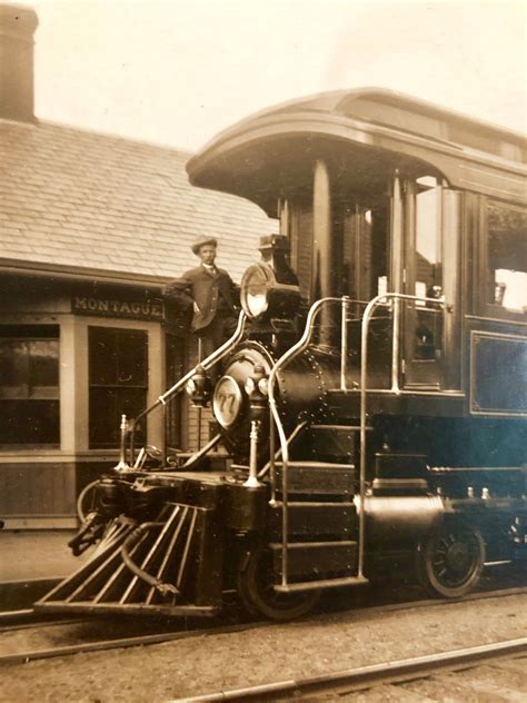 Railroad/Train Photo, Steam Engine 77, Fitchburg,Boston Circa 1800's, Sepia