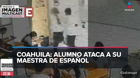 Alumno atacó con arma blanca a su maestra en Ramos Arizpe YouTube