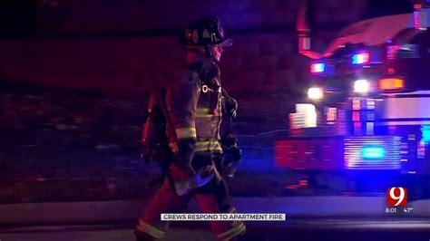 Oklahoma City Firefighters Respond To Apartment Fire Youtube