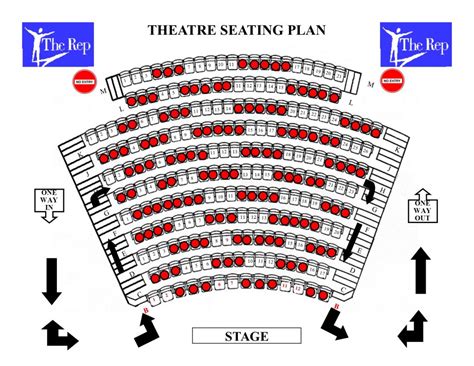 Seating Plan - Stoke Rep Theatre