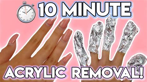 How To Remove Acrylic Nails Without Tin Foil Howtoremvo