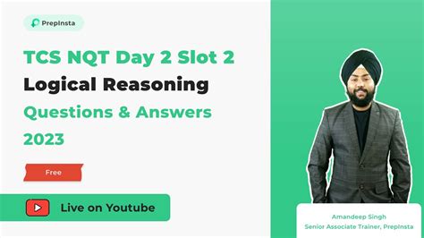 TCS NQT Day 2 Slot 2 Logical Reasoning Questions And Answers 2023