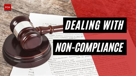 Dealing With Non Compliance Important Key Principles