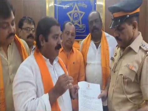 Bjp Files Complaint Against Ncp Leader Jitendra Awhad Over His Remarks