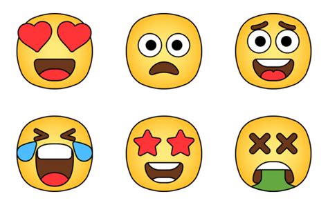 Emoji Icon Pack Gradient Lineal Color 65 Svg Icons