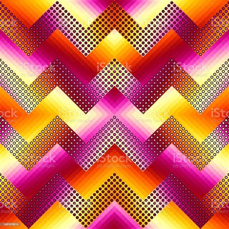 Geometric Abstract Pattern Tileable Vector Image Stock Illustration