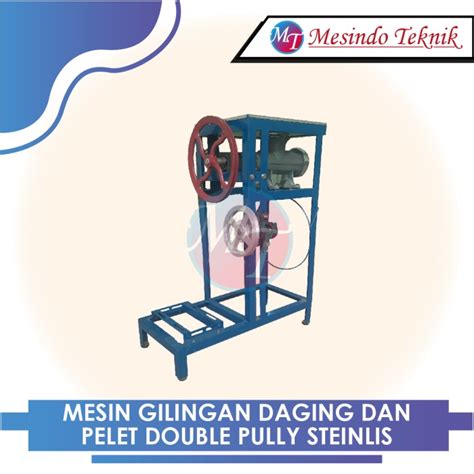 Jual Mesin Gilingan Daging Dan Pelet Double Pully Steinlis Shopee