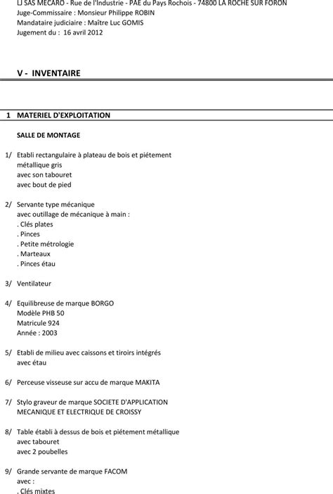 V Inventaire Materiel D Exploitation Pdf T L Chargement Gratuit