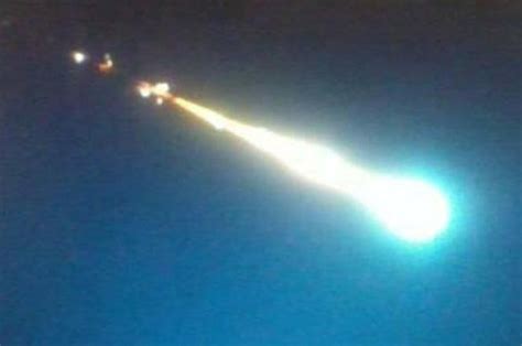 Blinding Fireball Meteor Caught On Cctv As It Shoots Across Night Sky Daily Star