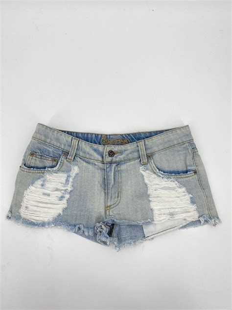 Denim micro shorts low - Gem