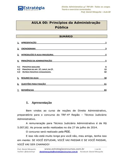 PDF Aula 00 Noções de Direito Administrativo DOKUMEN TIPS