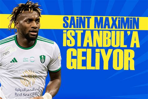 Allan Saint Maximin Fenerbahçe de İmza için İstanbul a geliyor