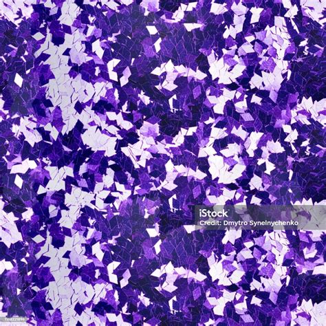 Violet Bright Glitter In Rhombus Form Sparkle Confetti Texture