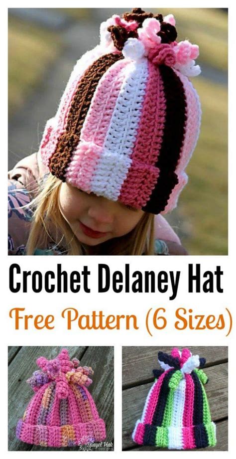 Delaney Crochet Hat – 6 sizes [Free Crochet Pattern and Tutorial] - Your Crochet