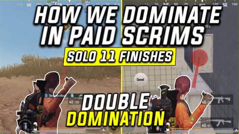 Solo Finishes How We Dominate In Paid Scrims Iphone Bgmi