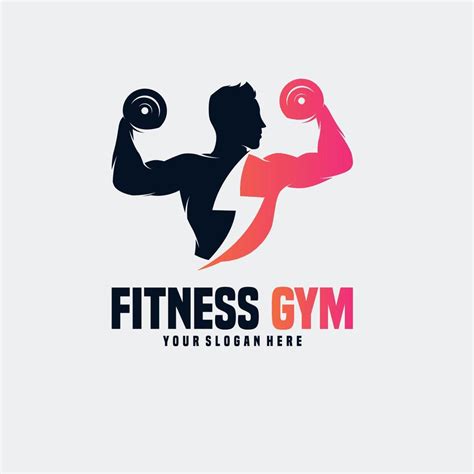 Fitness sport gym Logo design 11162388 Vector Art at Vecteezy