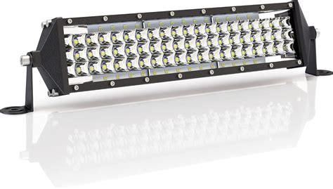 Zmoon 12 Inch Led Light Bar 264w Ip67 Waterproof Five Rows Spot