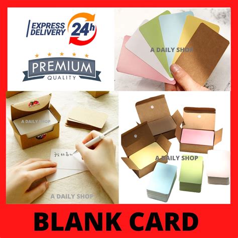 blank card greeting card birthday card memo card thickened card