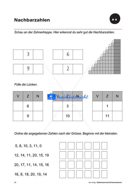 Mengen Und Zahlen Vergleichen Und Ordnen MeinUnterricht