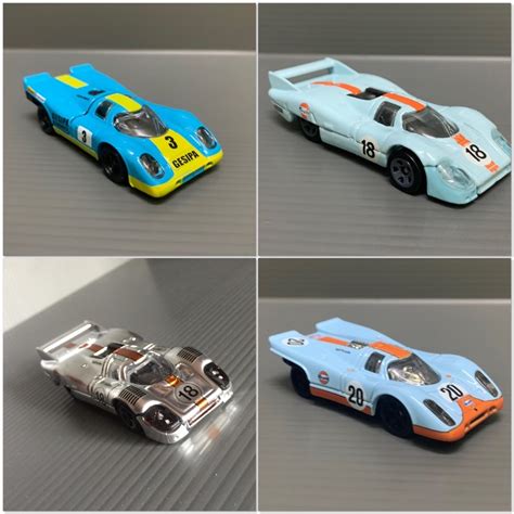 HOT WHEELS PREMIUM PORSCHE KH LH GULF ICONIC RACER BOX SET LOOSE And MAJORETTE And MAINLINE