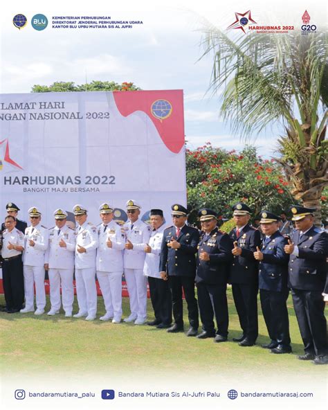 Upacara Hari Perhubungan Nasional Tahun 2022 Sulawesi Tengah