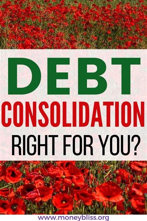 Consolidating Debt 101 What You Should Know Money Bliss Debt Debt