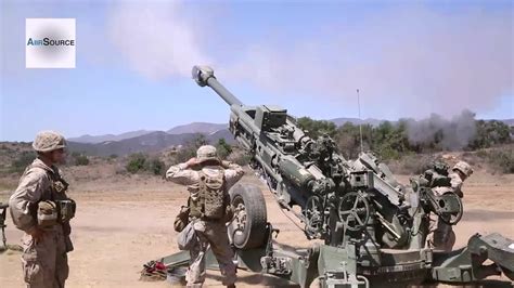 M777 Lightweight Howitzers Live Fire At Camp Pendleton Youtube