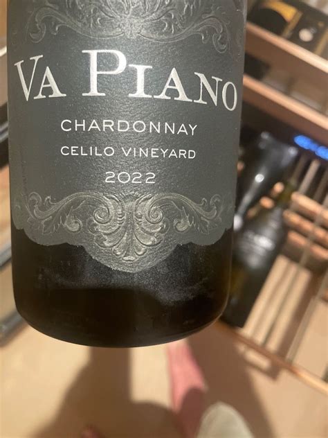 2022 Va Piano Vineyards Chardonnay Celilo Vineyard Usa Washington