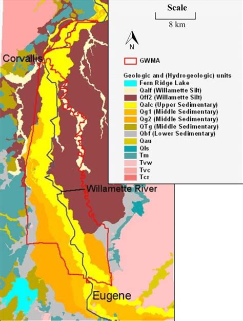 The Spatial Extents Of Hydrogeologic Units As Delineated By Oconnor Et