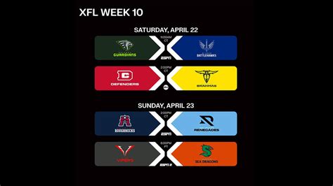 2023 XFL Schedule