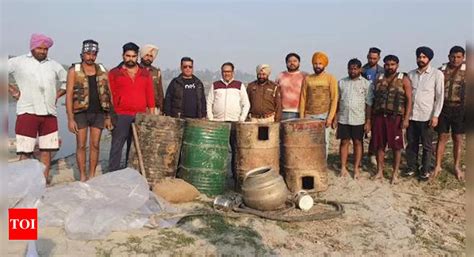 Punjab Excise Department Seizes Lakh Litres Of Illicit Liquor