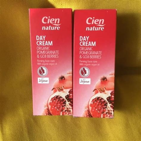 2 x cien nature crème jour régénérant aux grenade et baie goji bio